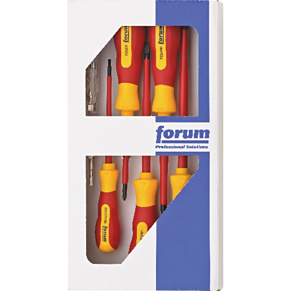 FORUM Schraubendreher-Satz VDE 6tlg. Schlitz/PZ