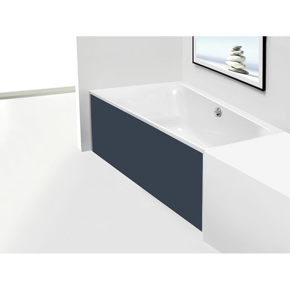FORMAT Design Glasverkleidung zu Trapezw. 175x135cm, l, schiefer, f Ni