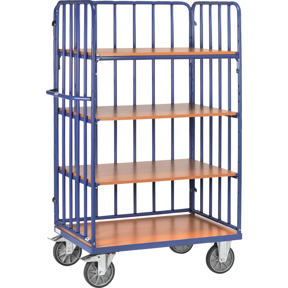 Etagenwagen mit Streben 4 Böden 1000x700mm