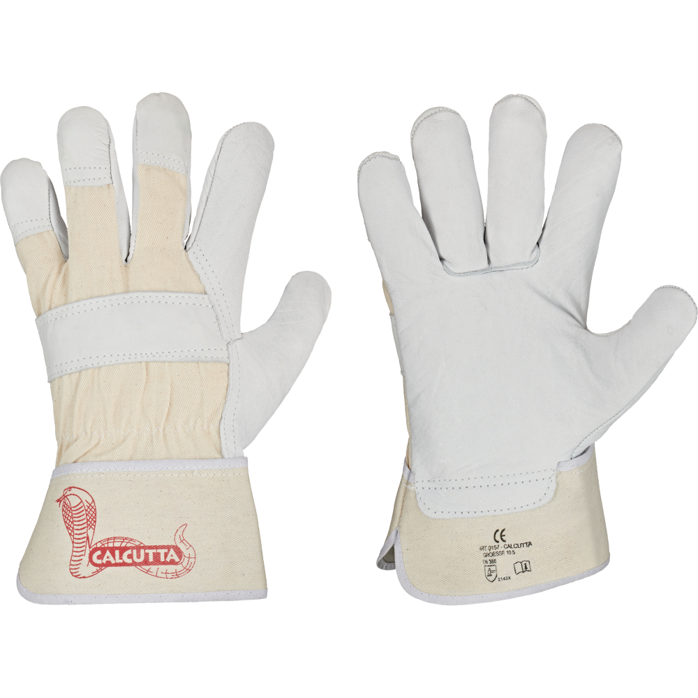 Stronghand® Rind-Volllederhandschuh CALCUTTA EN 388 natur Gr.10,5