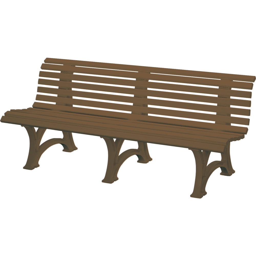 Bank Mod. Borkum 4 Sit braun 200 cm