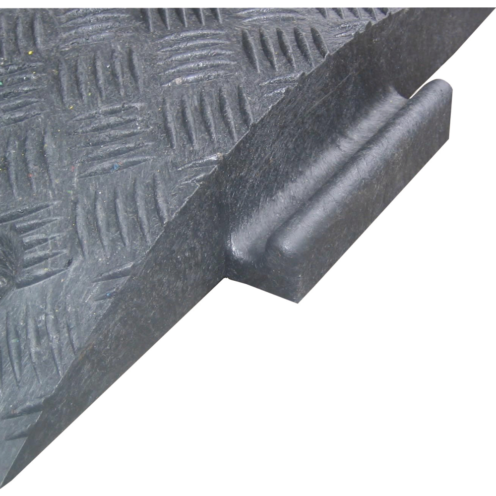 Fahrbahnschwelle 75mm Mittelstück, sw