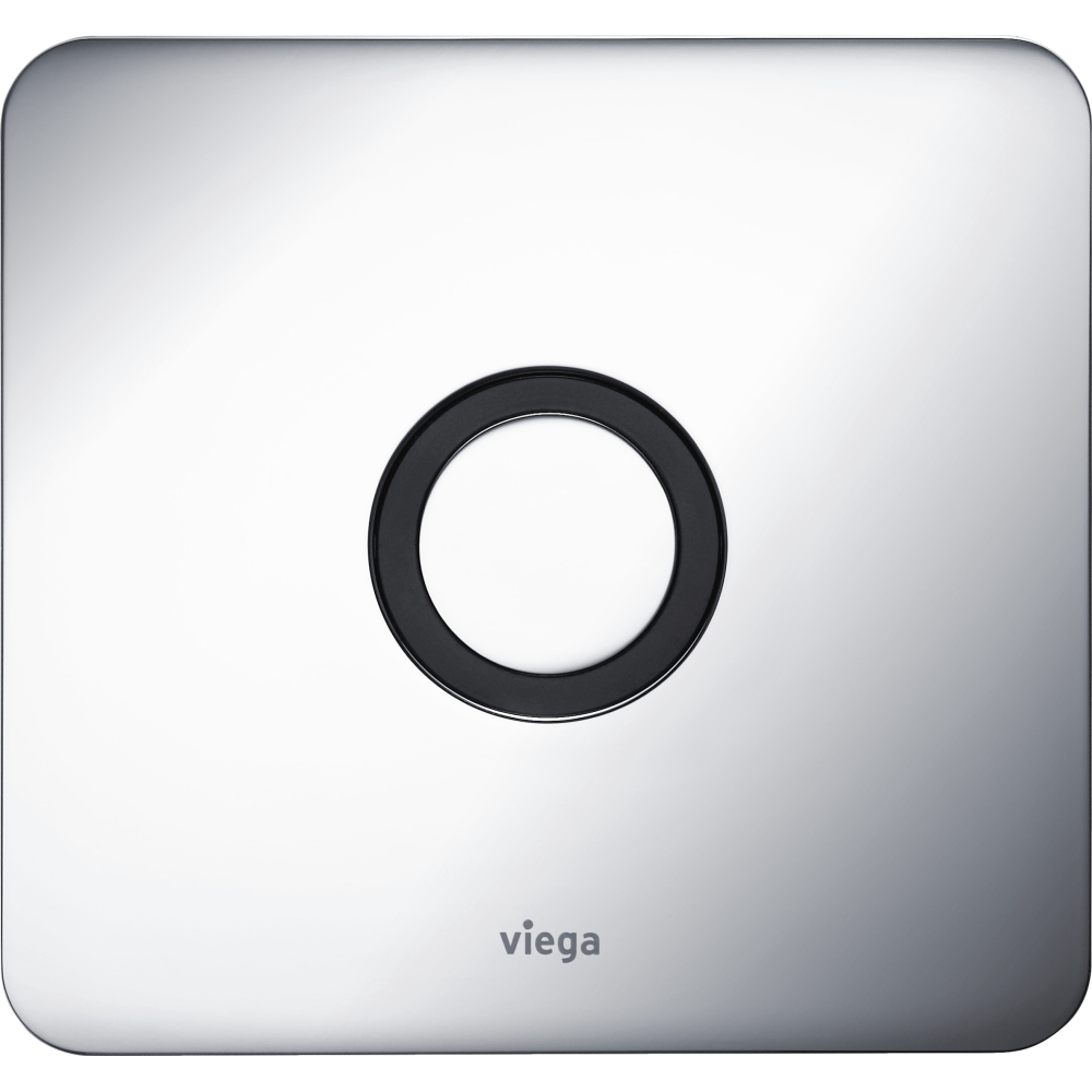 Viega Abdeckplatte 8355.8 in 150x140mm Aluminium edelstahlfarben
