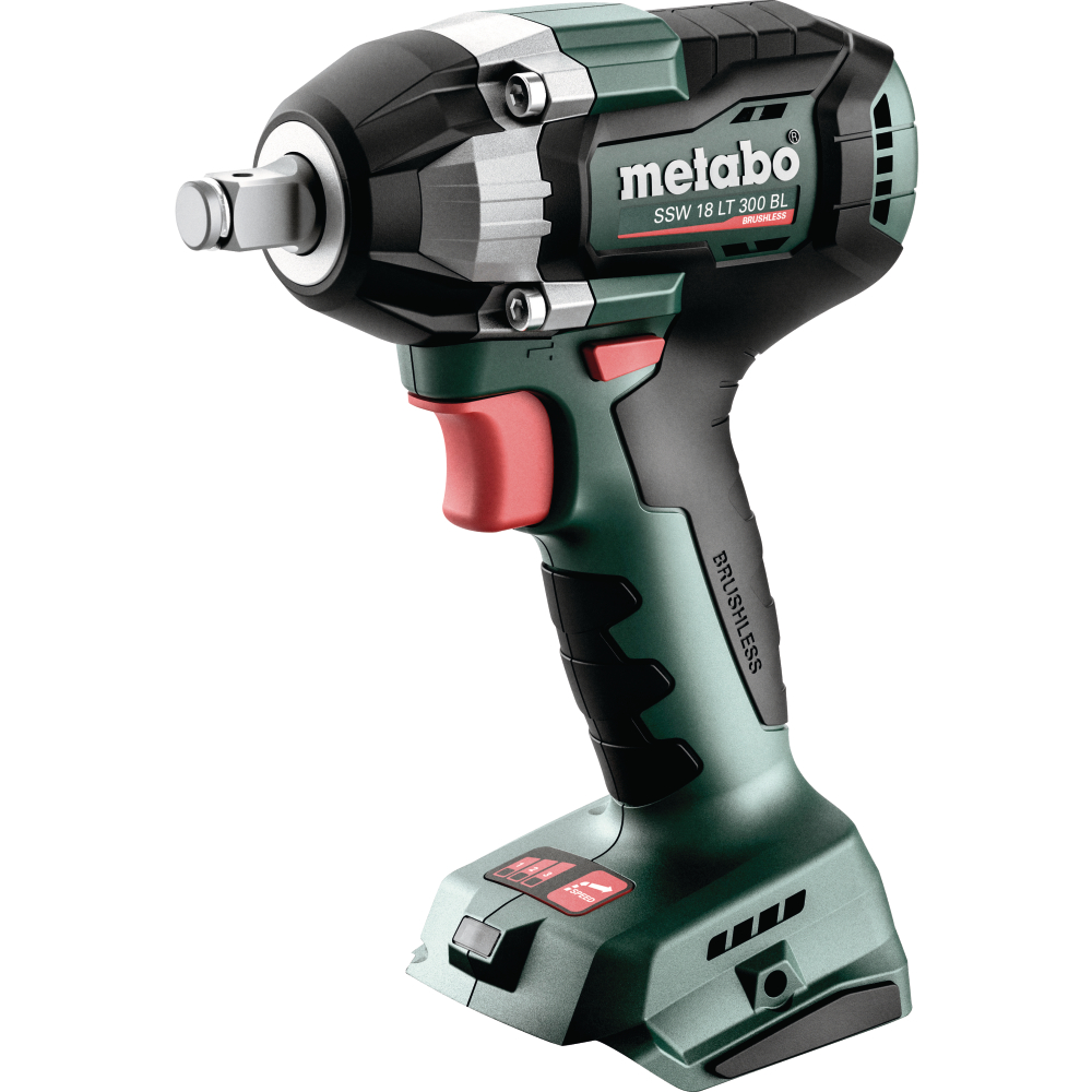 Metabo Akku-Schlagschrauber 18V P+M SSW 18 LT 300 BL 300Nm 1/2" 4-kt. Solo
