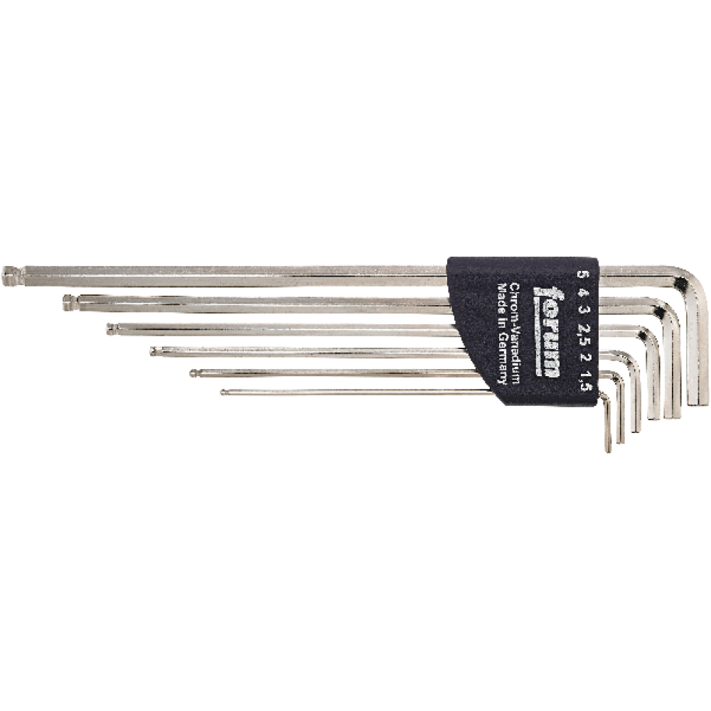 FORUM 6kt-Schl.-Satz DIN911L 1,5- 5mm Kugelk.