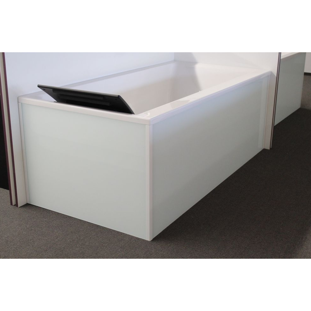 FORMAT Pro Glasverkleidung zu Duowanne 180 x 80 cm, weiß, für Ecke