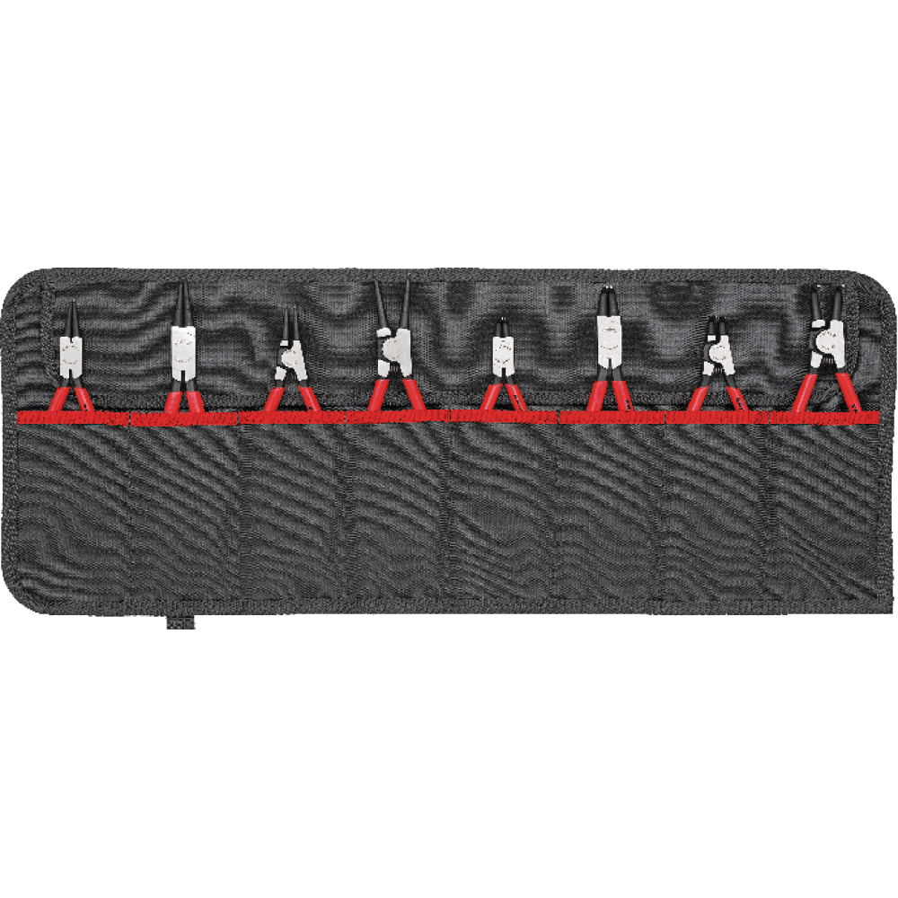 KNIPEX Sicherungsringzangen-Satz in Rolltasche 8-teilig