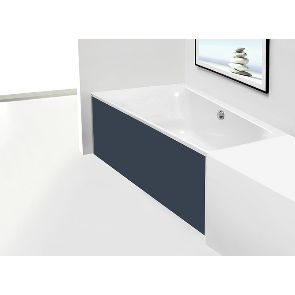 FORMAT Design Glasverkleidung zu Trapezw. 170x120cm, l, schiefer, f Ni