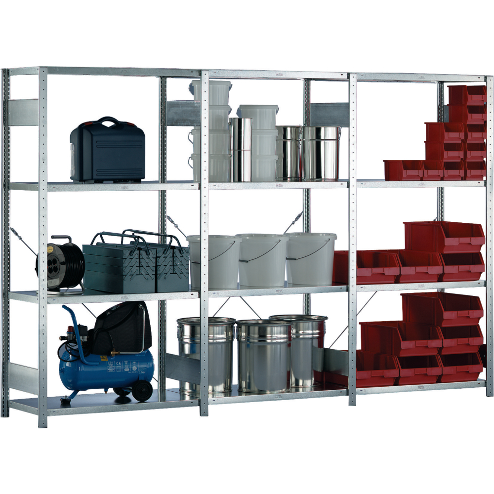 Steckregal GF META CLIP V150 200x100x40cm