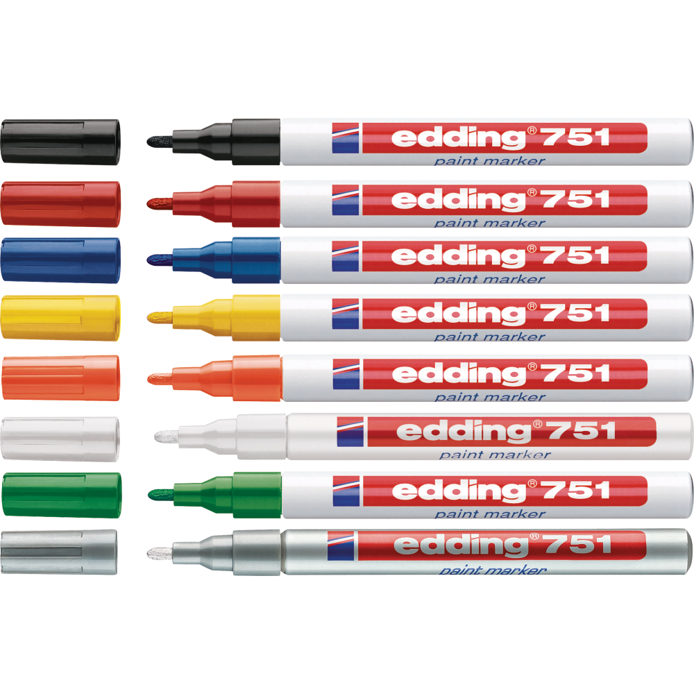 Lackmarker Nr. 751 gelb Edding