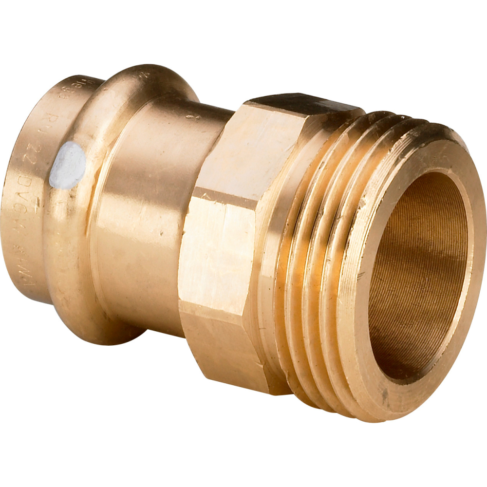 Viega Übergangsstück mit SC Profipress S in 22mm x G1 Siliziumbronze