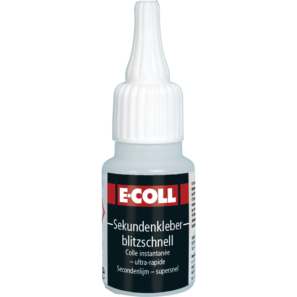 E-COLL Sekundenkleber blitzschnell 20g Flasche