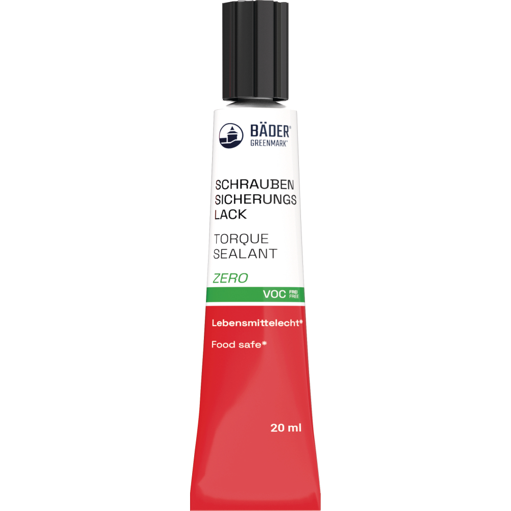 Bäder Schraubensicherungslack Zero 20 ml Tube gelb