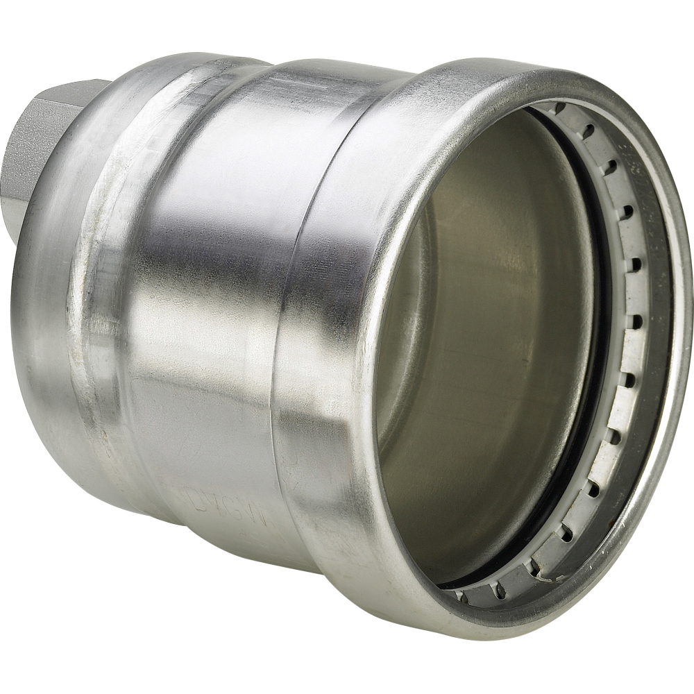 Viega Kappe Sanpress Inox 2356XLLF 76,1mm, mit SC-Contur, labs-frei
