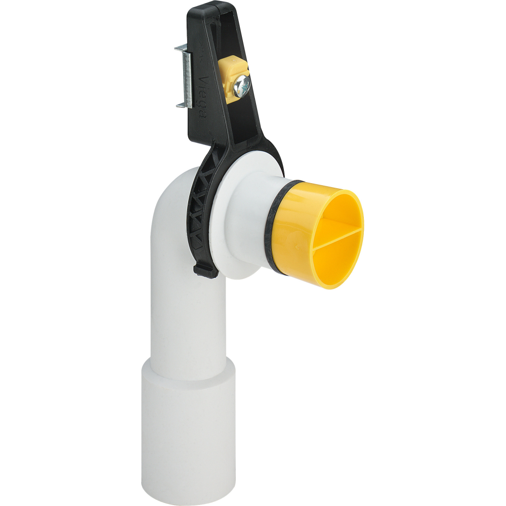 Viega Ablaufbogen 2125.9 in DN40/50 Kunststoff weiss