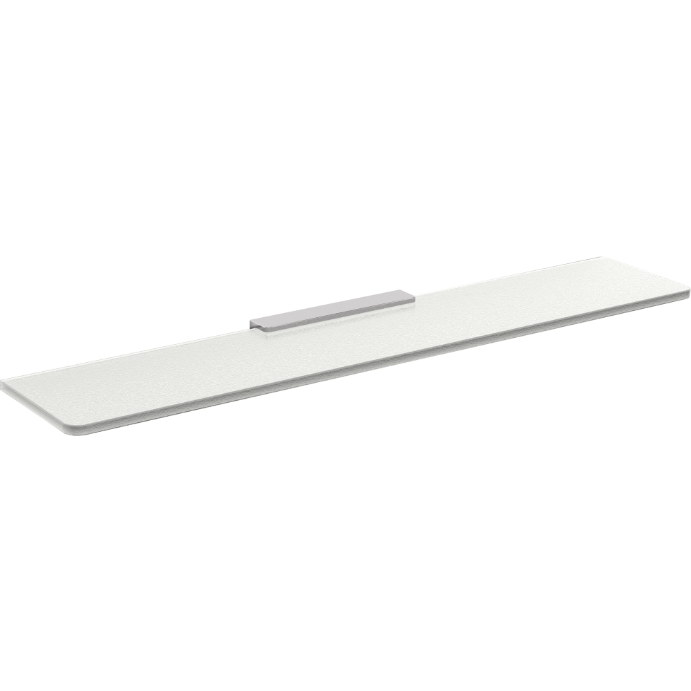 FORMAT Design 3.0 Glasablage 60 cm, satiniert, mit Konsole