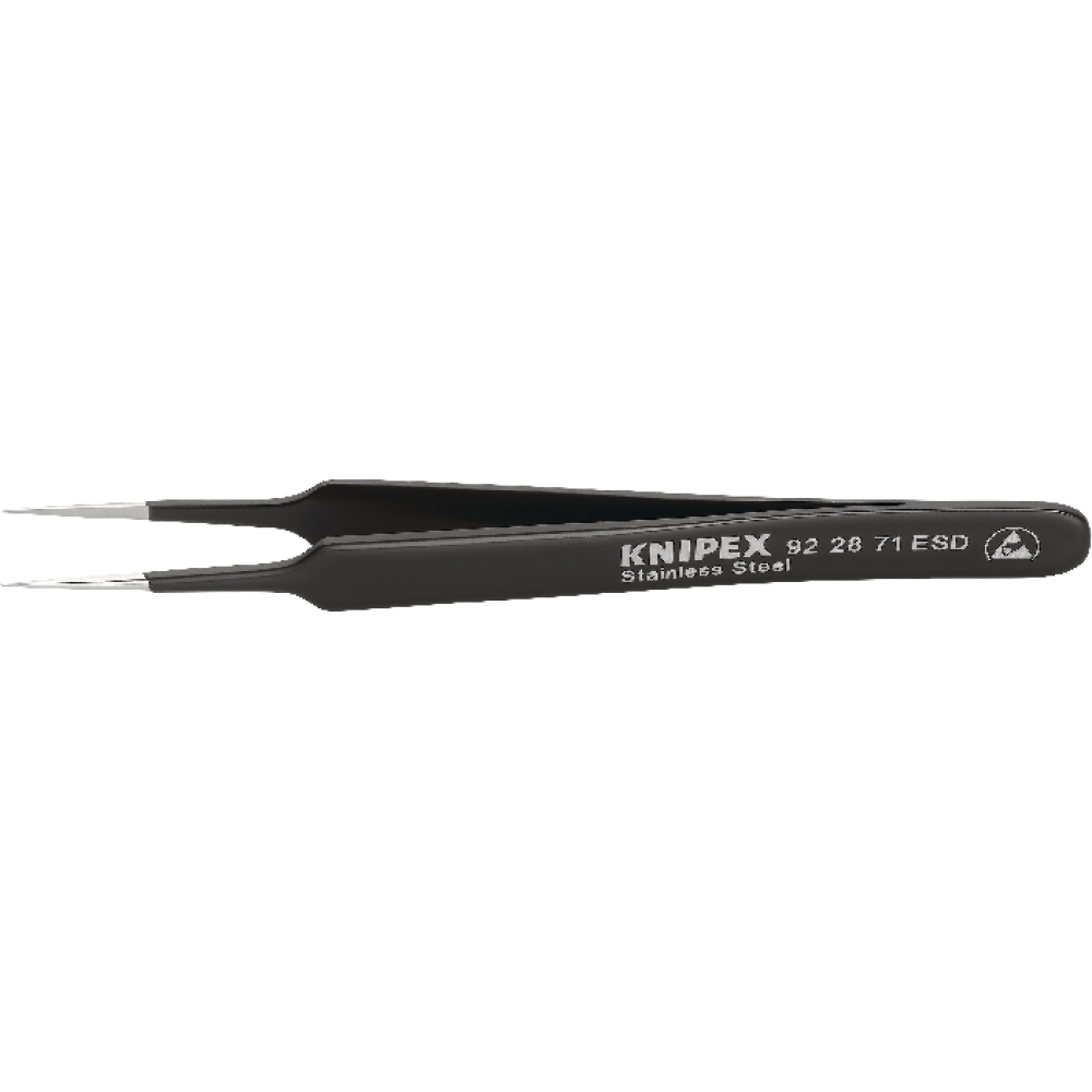 KNIPEX Universalpinzette ESD Nadelform 110mm schwarz
