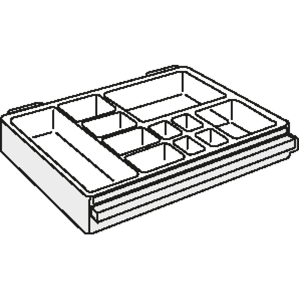 Ersatz-Schublade Typ G klar f. Magazin 250-3