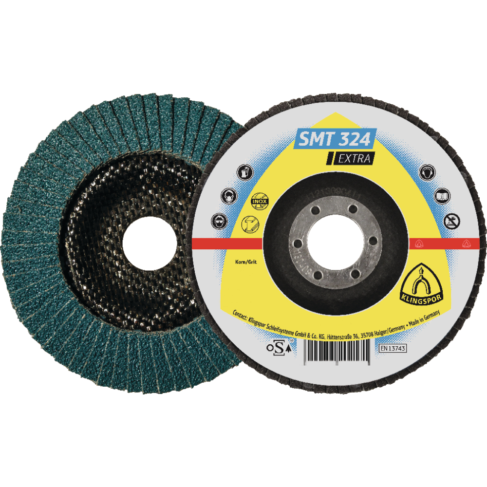 Fächerschleifscheibe SMT 324 Extra, 125 mm