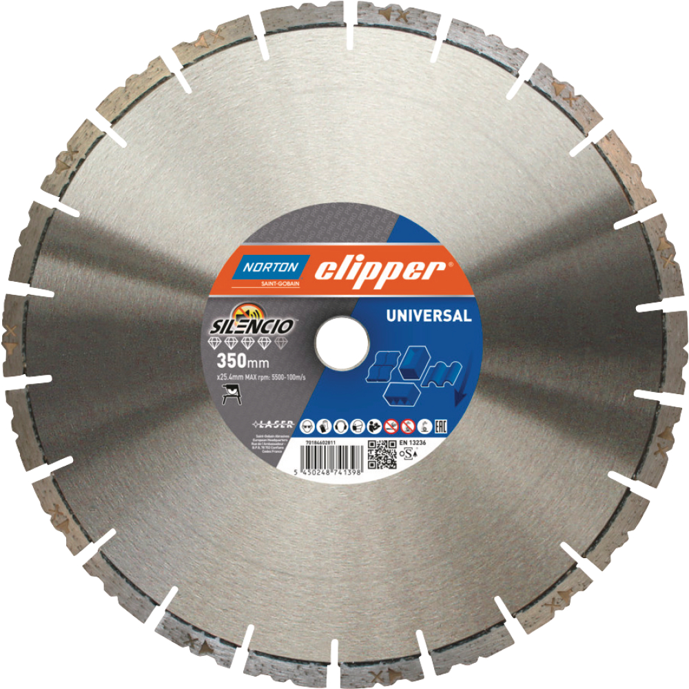 Clipper Diamant-Trennscheibe Pro Universal Silencio 350mm