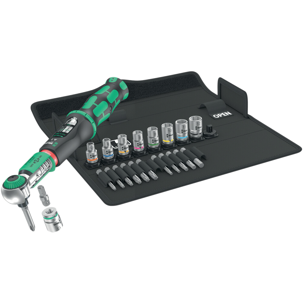 Drehmomentschlüssel 1/4" Safe Torque A2 Set 1 2-12 Nm Wera