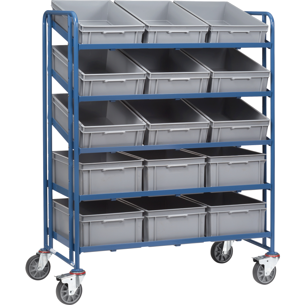 Eurokasten-Wagen 1398 15 Kästen, 1240x610mm