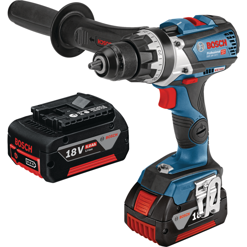 Bosch Akku-Bohrschrauber 18V GSR 18V-110C 2x4,0Ah ProCORE 110Nm