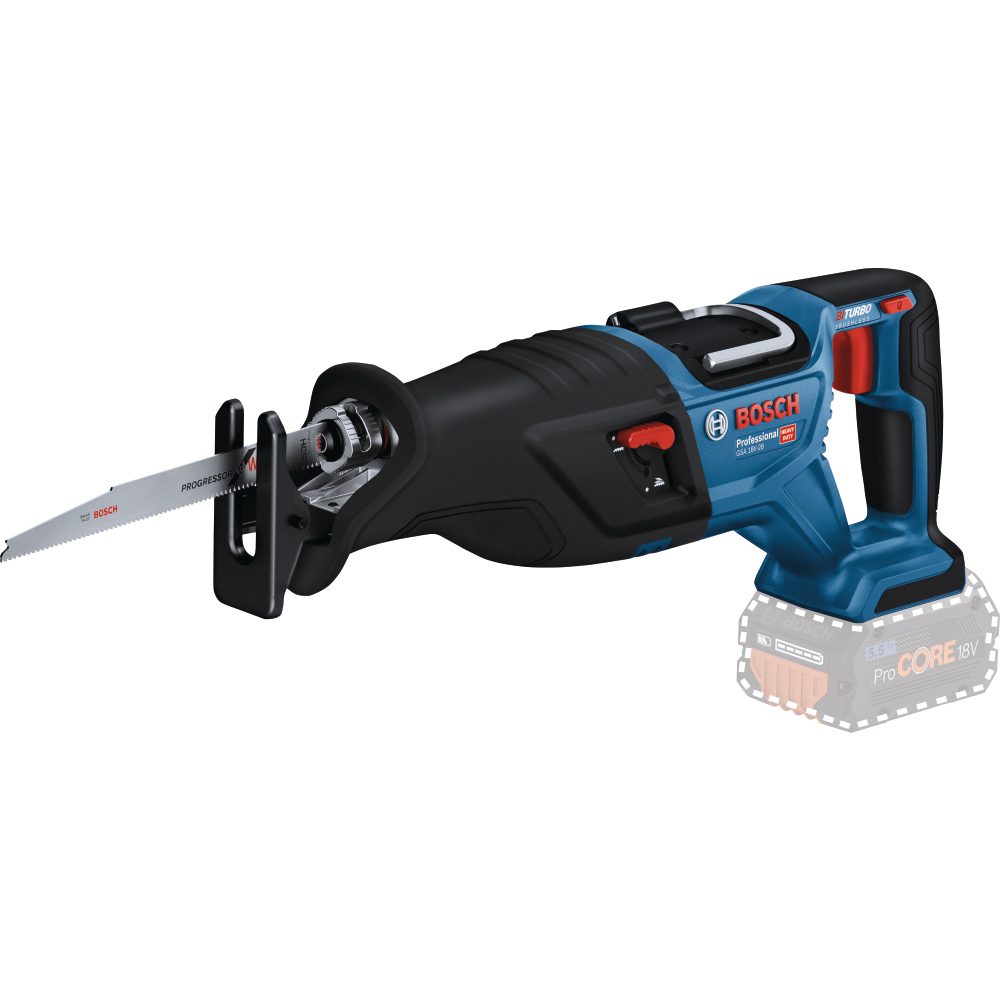 Bosch Akku-Säbelsäge 18V c&g GSA 18V-28 Hub 28mm BITURBO solo