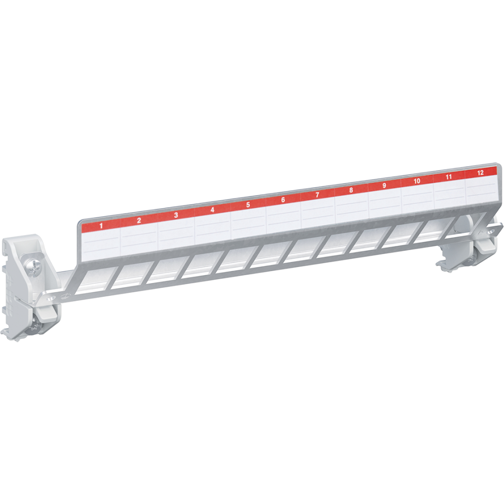 Patchpanel 12 fach leer Keystone, ZE336 Striebel