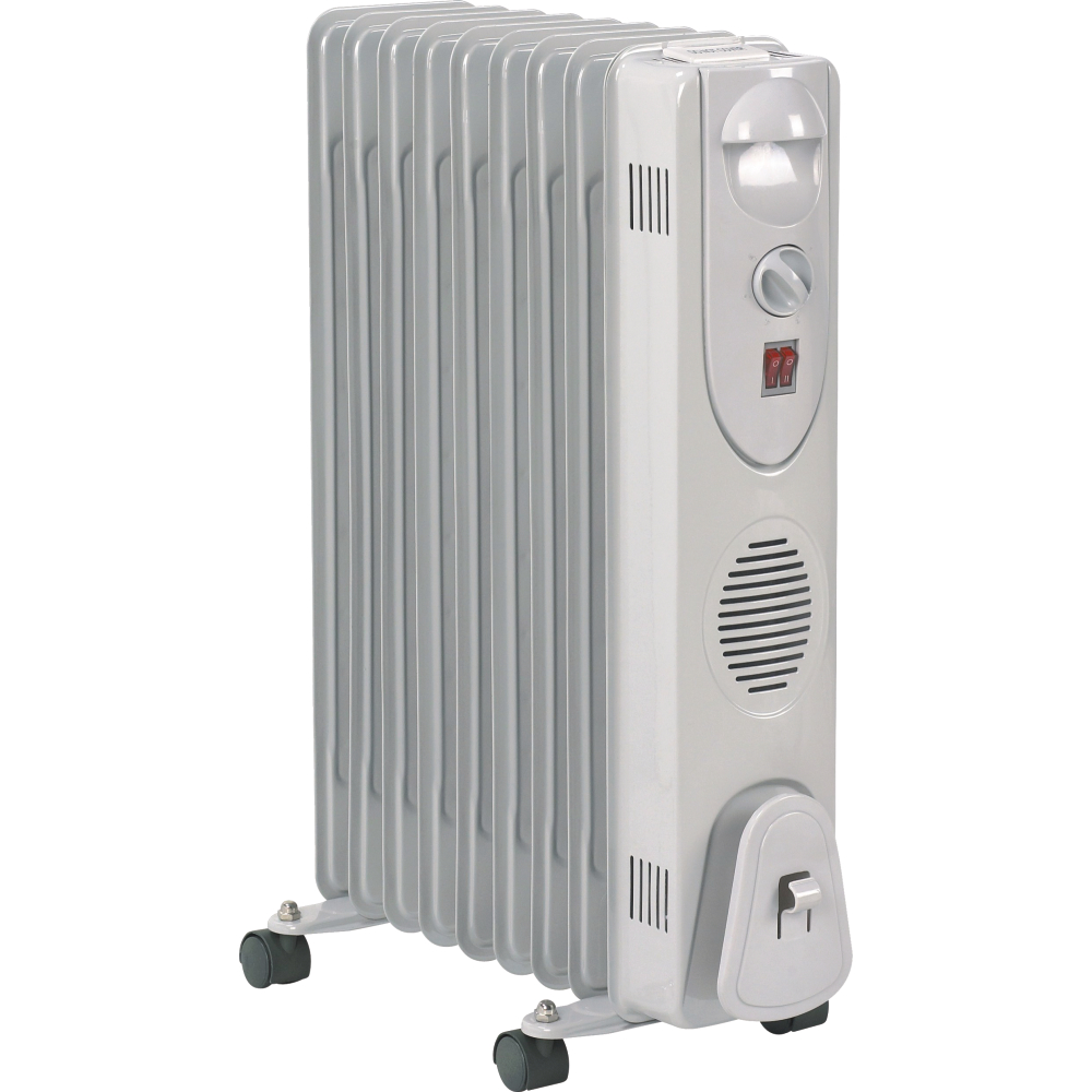 Ölradiator HRO 2009 2000W 3 Stufen, hellgrau