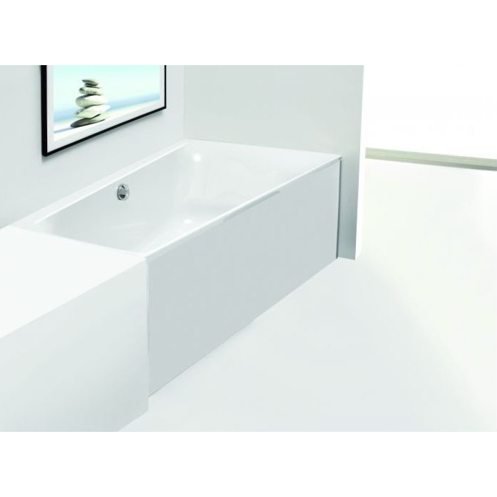FORMAT Design Glasverkleidung zu Trapezw. 170x120cm, re, we, f Nische