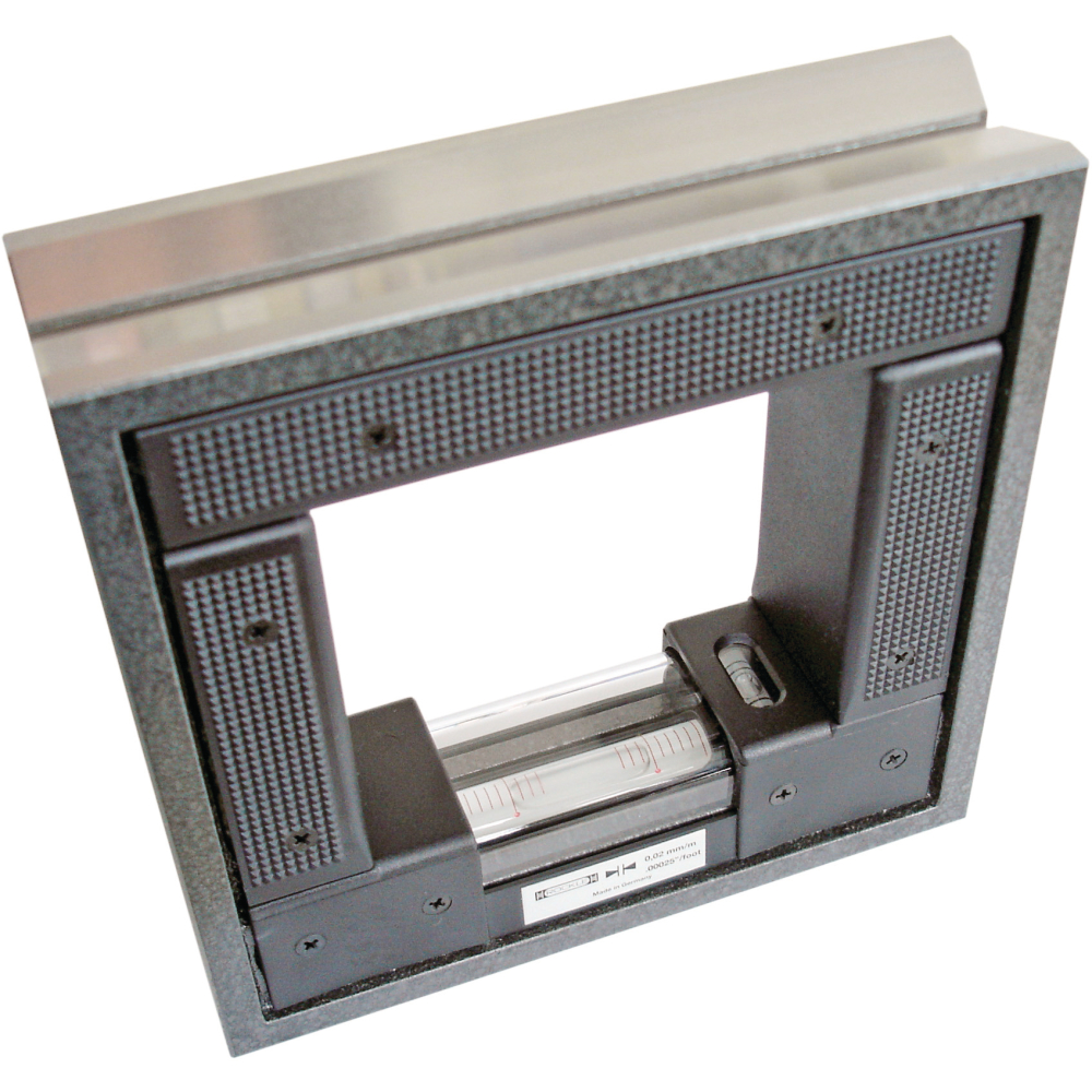 Rahmen-Richtwasserwaage 150x150mm/0,3mm/m ROECKLE