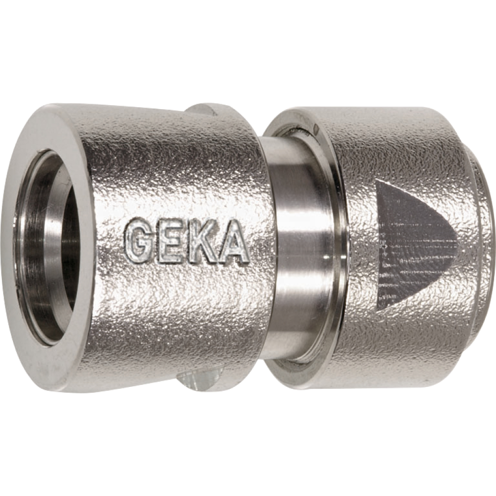 Schlauchstück 1/2" GEKA-Ideal Messing vern.