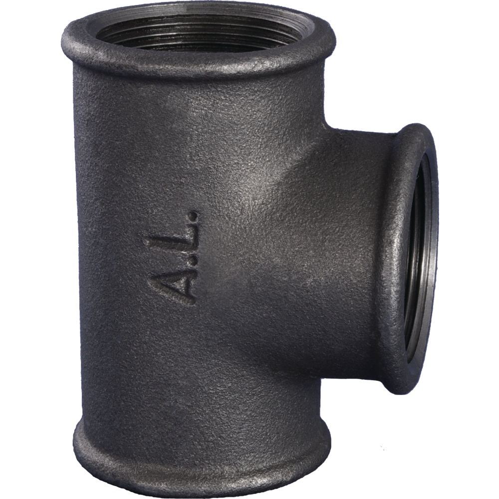 T-Stück 130 IG schwarz