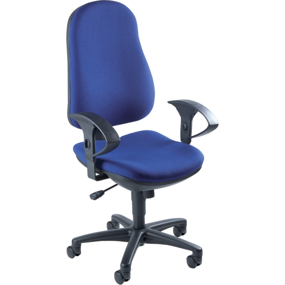 Drehstuhl Support Synchro royalblau