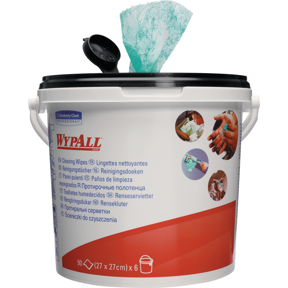WYPALL Reinigungstücher 27x27cm, Eimer a 90Tücher