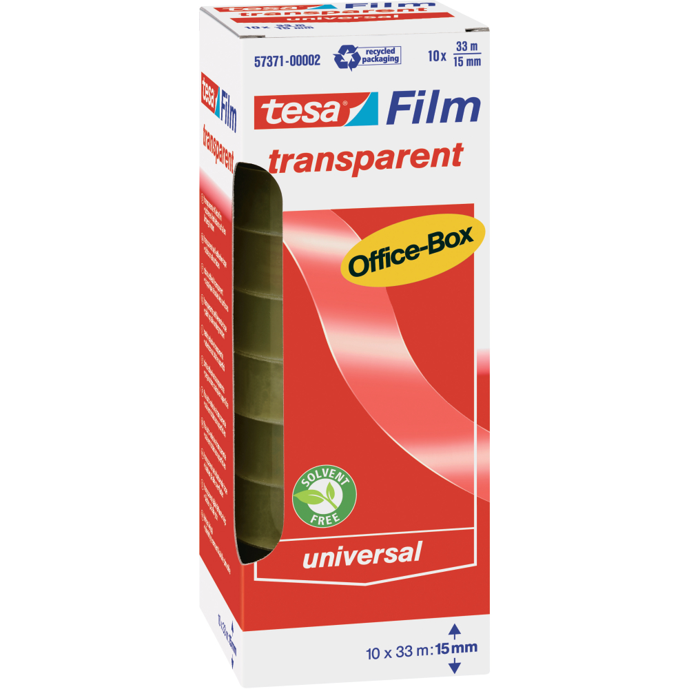 Tesa-Film 66m:15mm transp in Multibox 57372