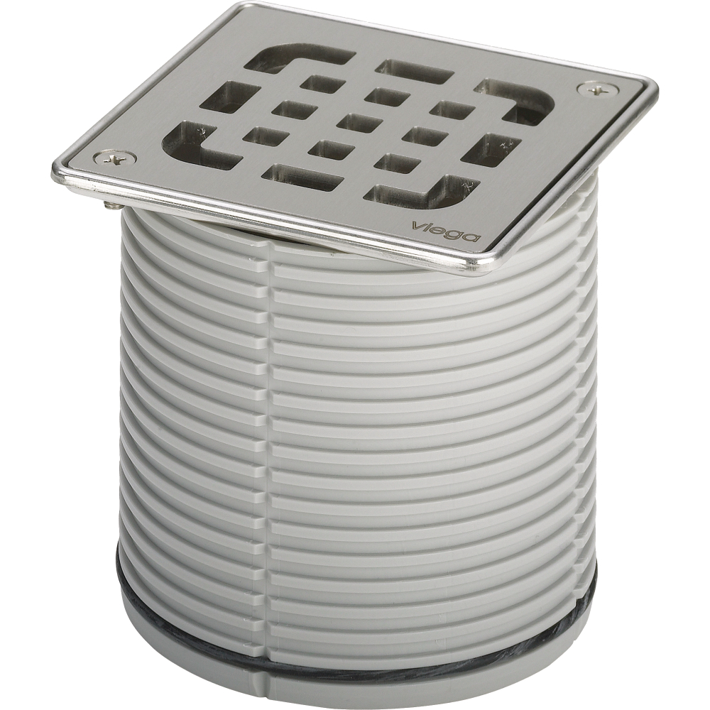Viega Aufsatz für Badabläufe 4934.3 Rost 100x100mm