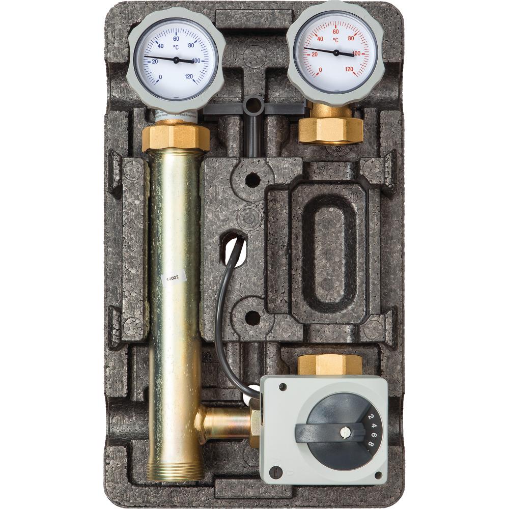 Pumpengruppe Edition 8 MK 1"o.Pumpe/m.Isol.+Stellm.