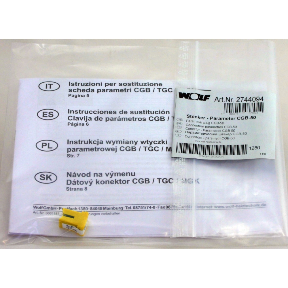 Wolf Parameterstecker für CGB-50
