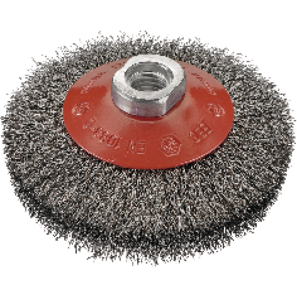 FORUM Kegelbürste Stahld. M14 100x0,30mm gewellt