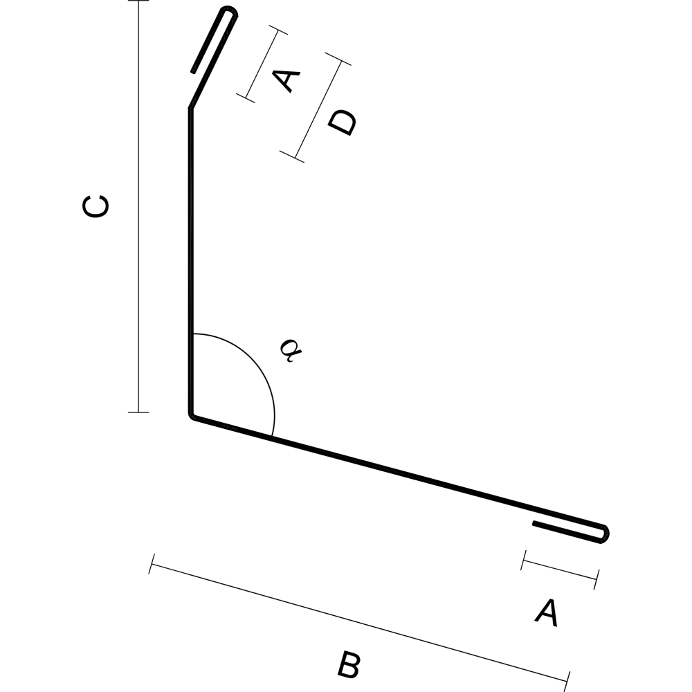 Stahlformteil Wandanschluss