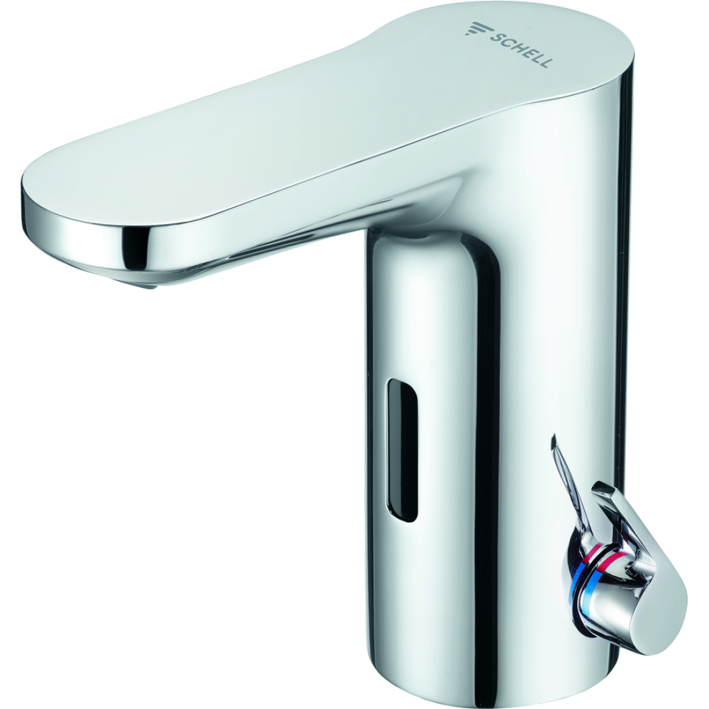 Schell Infrarot-WT-Armatur CELIS E2 HD-M, Netzbetr., verchr., m Steckernetz