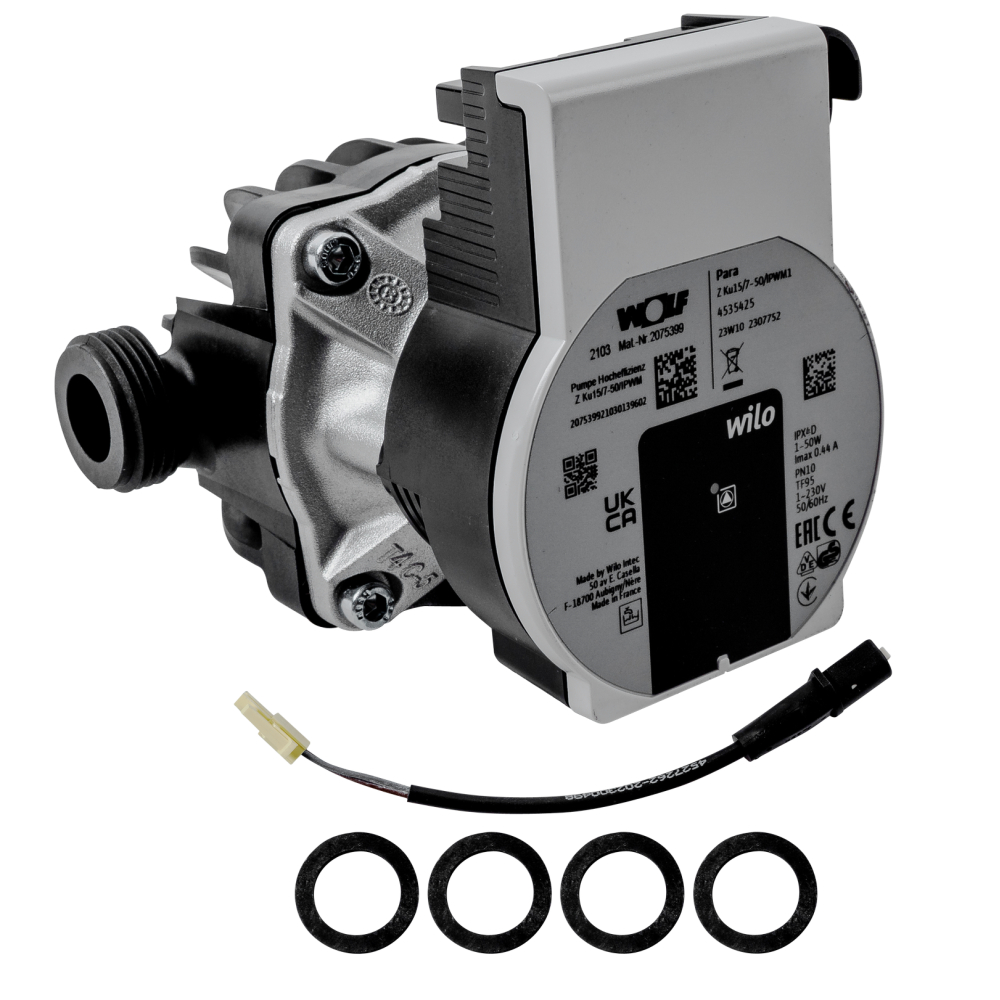 Wolf Pumpenset Schicht-Ladepumpe G1 130mm, aus Kunststoff, für TS-160