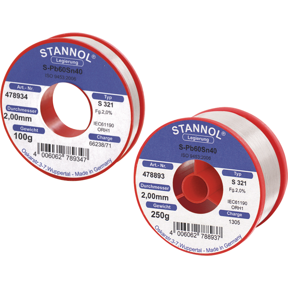 Stannol Lötdraht 40% SW 100g 2mm