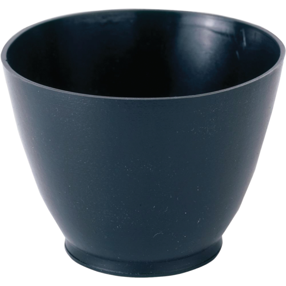 Gipsbecher Gummi/schwarz Gr. 2 127x93mm