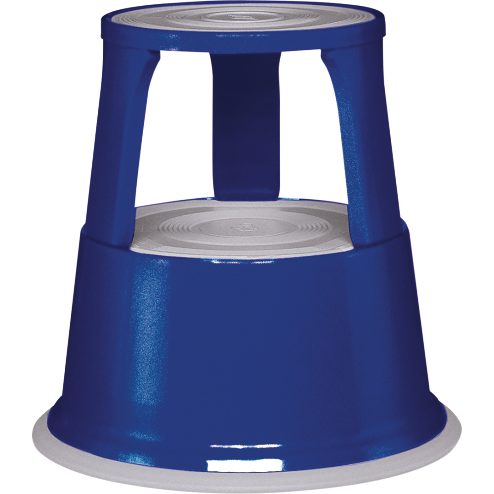 Rollhocker Metall blau