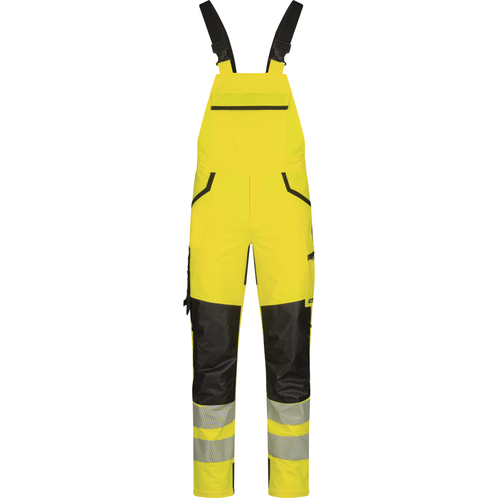 ELYSEE® Warnschutz-Stretch-Latzhose WASSY gelb/schwarz Gr.64