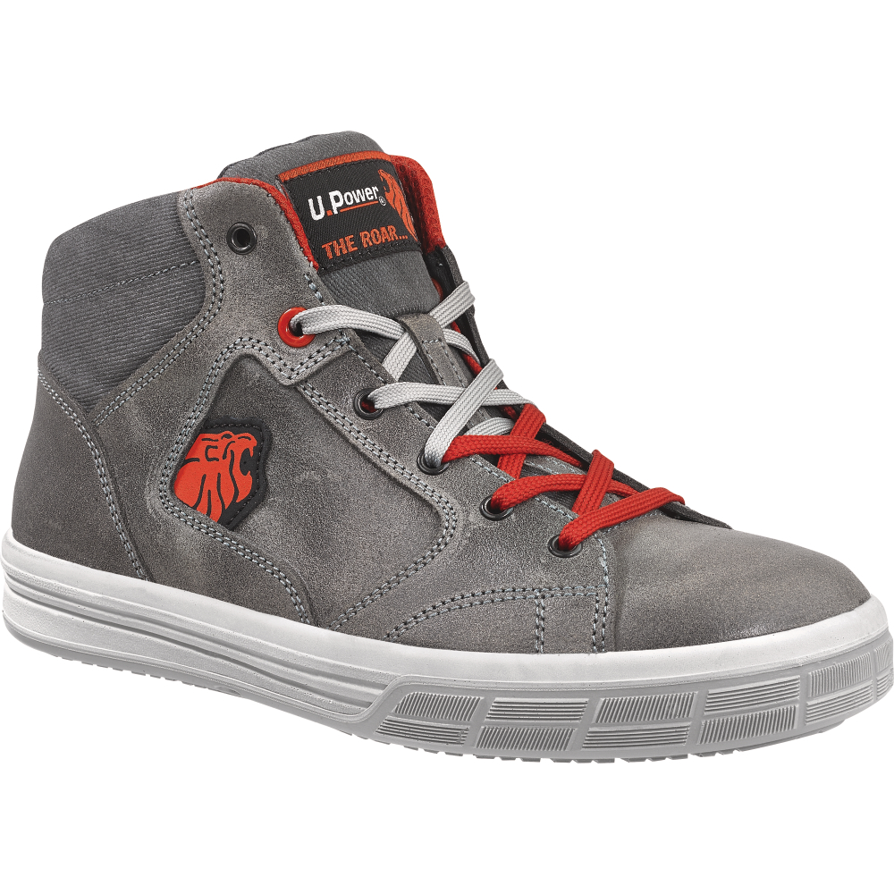 U-Power Sicherheitsschnürstiefel Predator S3 SRC grau,rot Gr.44