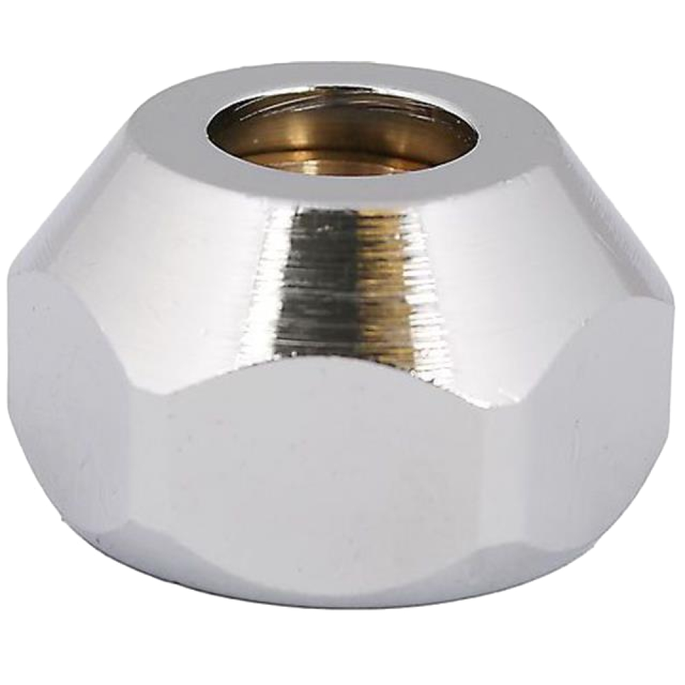 FORMAT Tec Konusmutter 1/2 10 chrom DN 15, 1/2"x10mm, o Lg-Ausgl.., verchr.